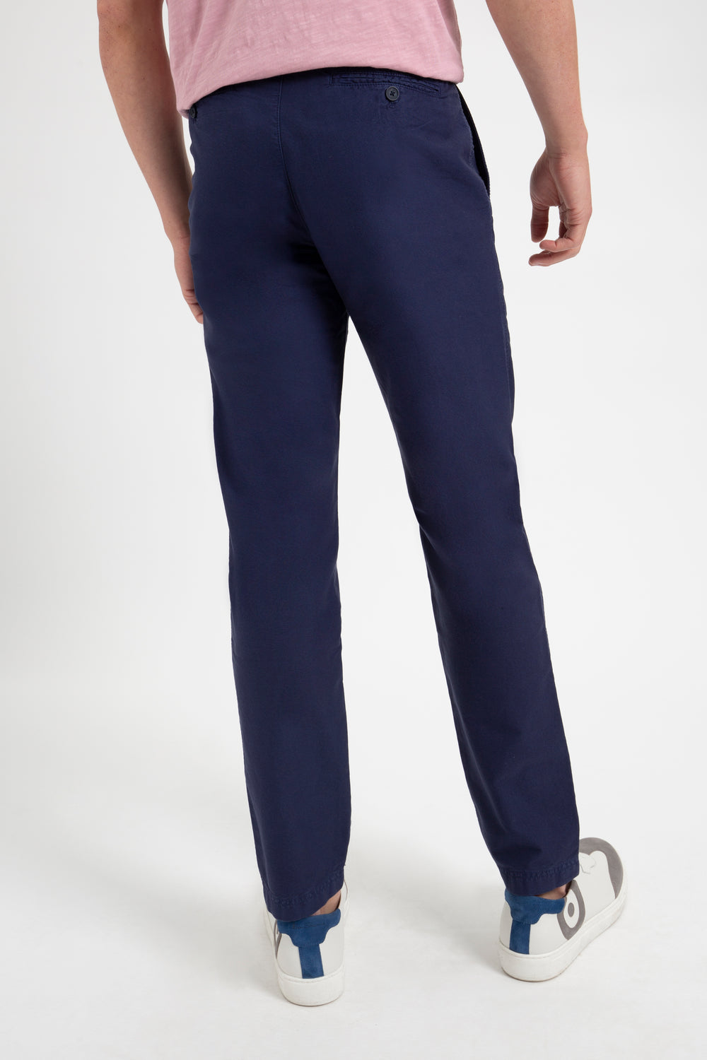 Pantalon Ben Sherman Beatnik Oxford Slim Taper Garment Dye Chino Bleu Marine | PDB-29395991